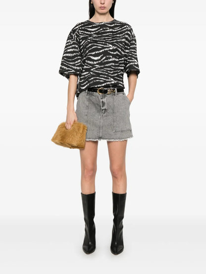 Denim Mini Skirt
