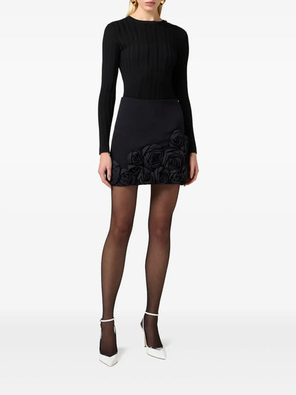 Semi-Sheer Ribbed Top