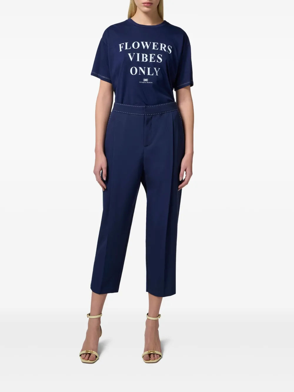 Slogan-Print Cotton T-Shirt