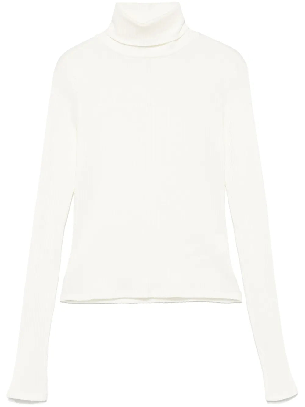 Ribbed Roll-Neck Top