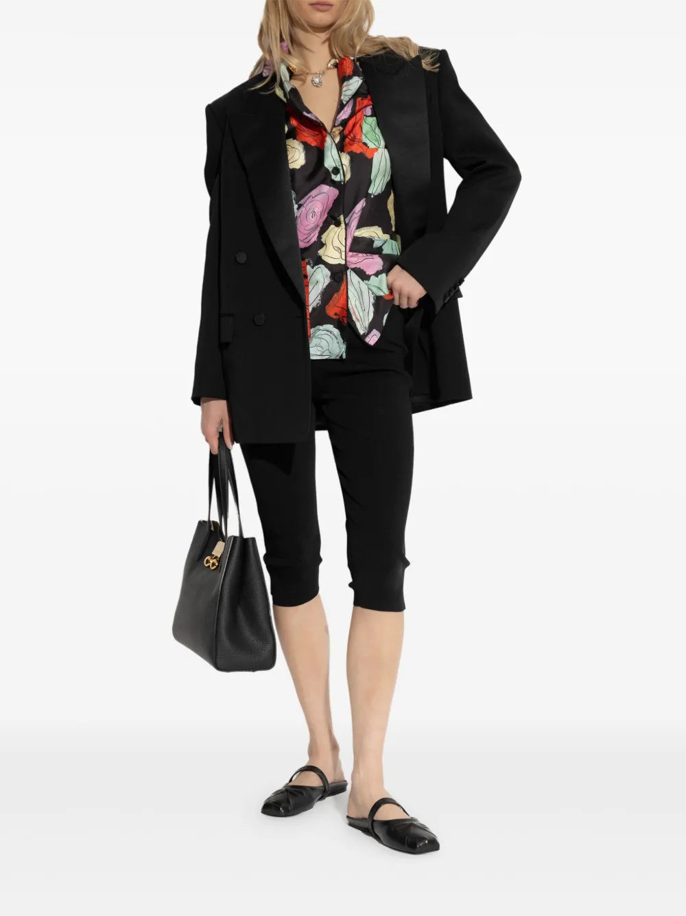 Floral-Motif Shirt