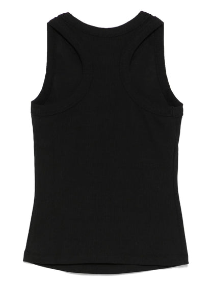 Fine-Ribbed Tank Top