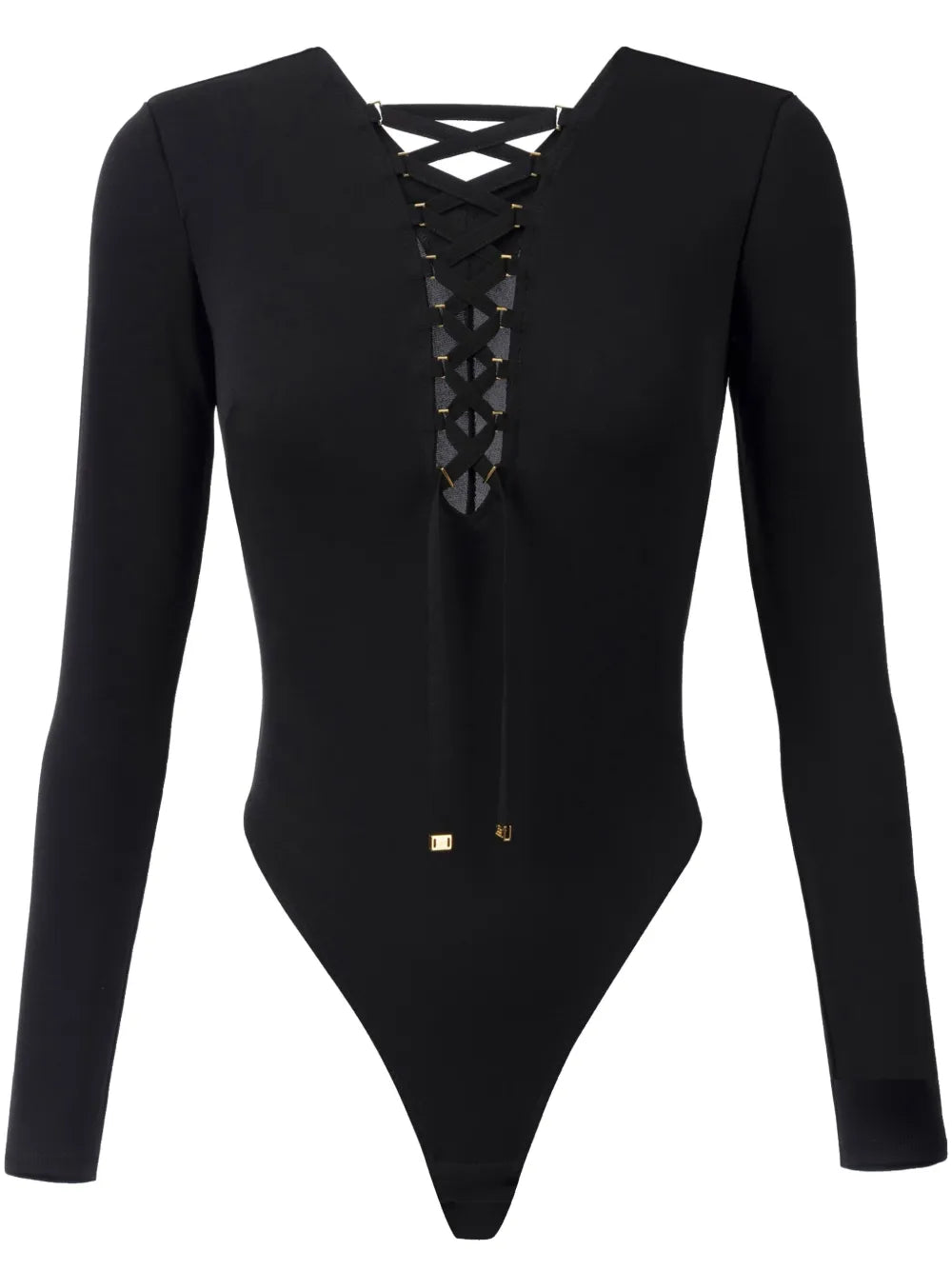 Laced-Up Bodysuit