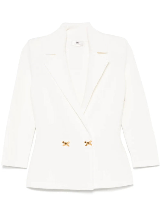 Jewelled Bows Knit Blazer
