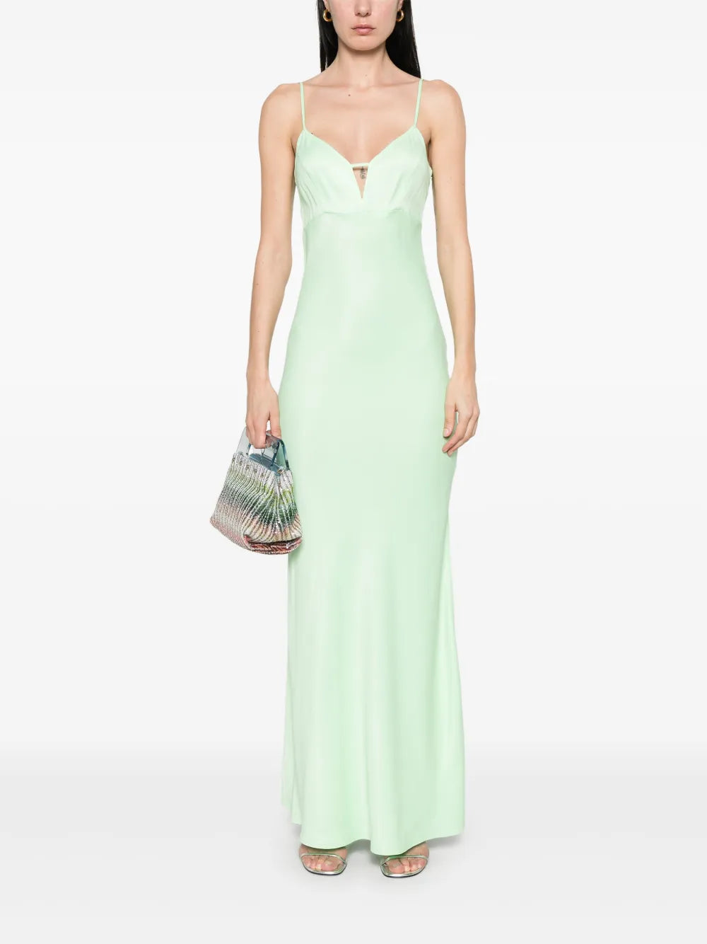 Satin Maxi Dress