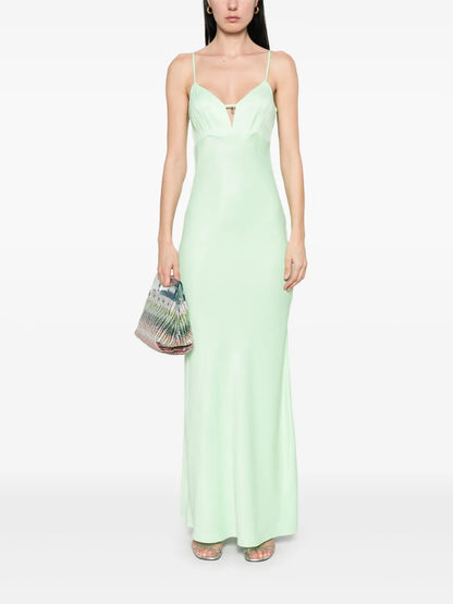 Satin Maxi Dress