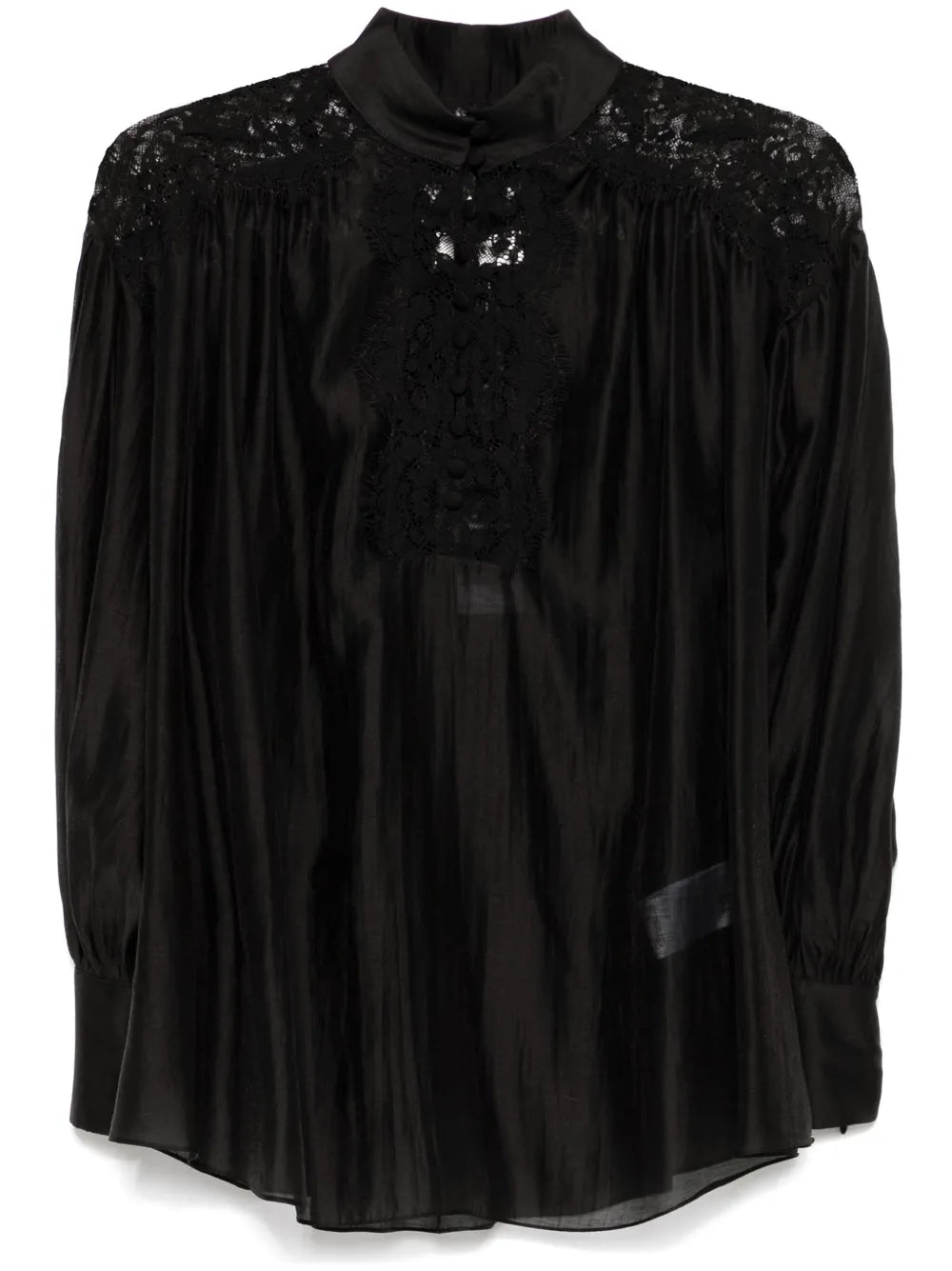 Lace-Detail Blouse
