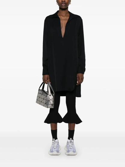 Pointed-Flat-Collar Shirt