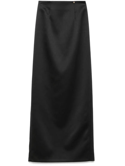 Satin Midi Skirt