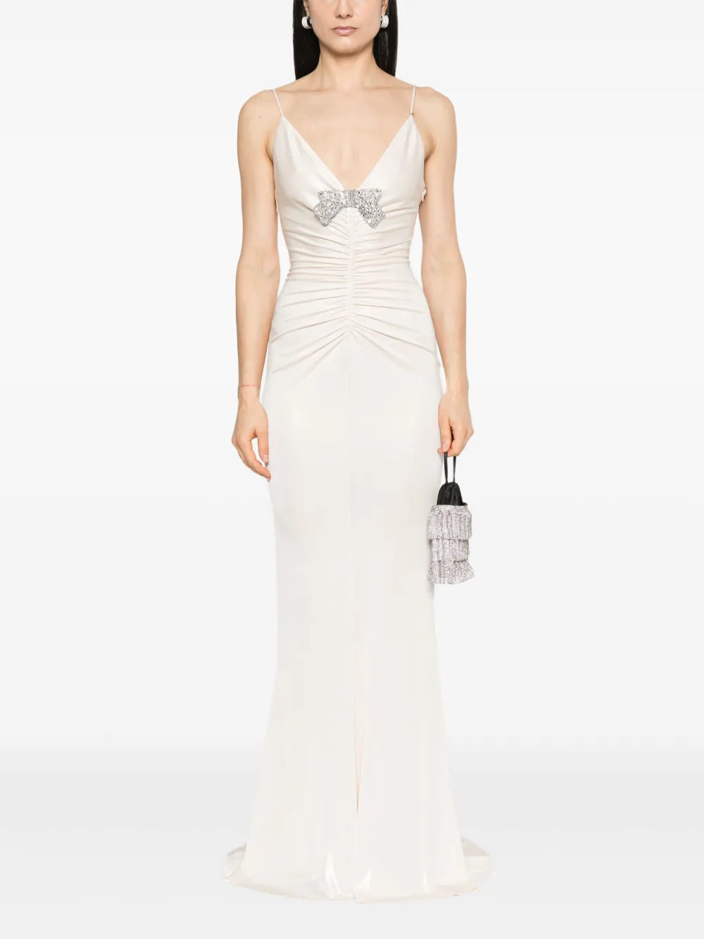 Bow-Detailed Maxi Dress