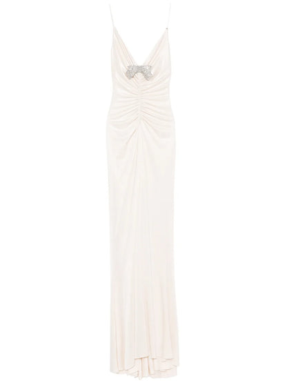 Bow-Detailed Maxi Dress