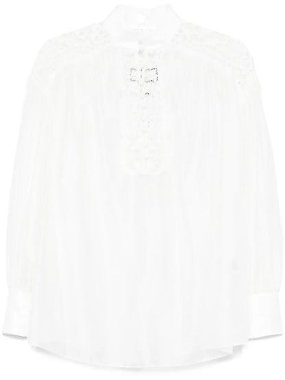 Lace-Detailed Blouse