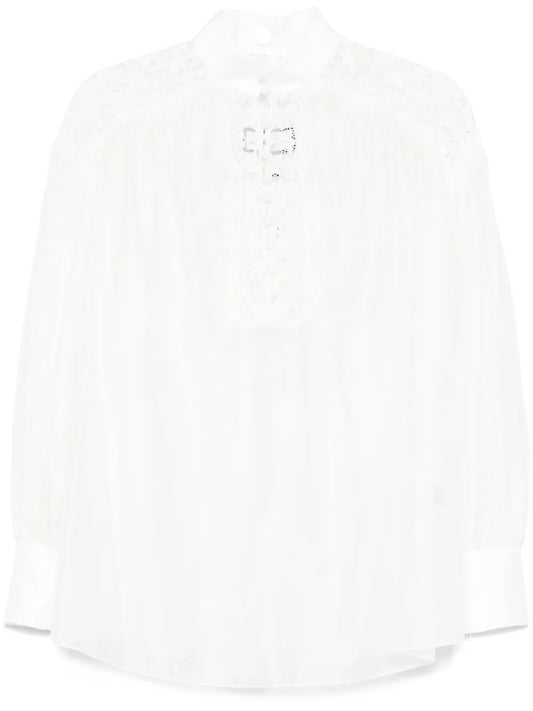 Lace-Detailed Blouse