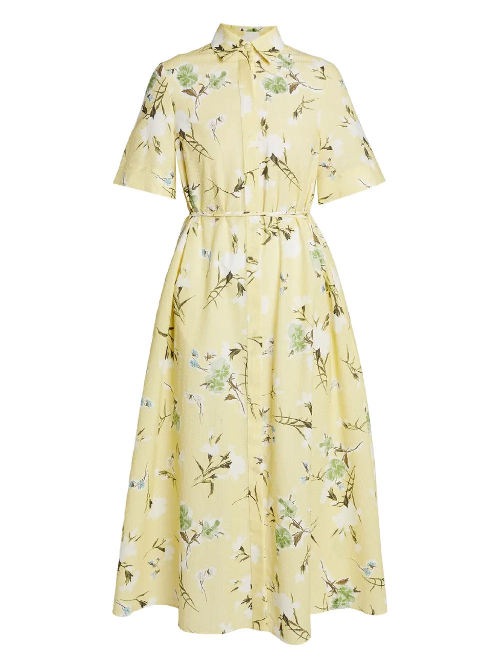 Floral-Print Midi Dress