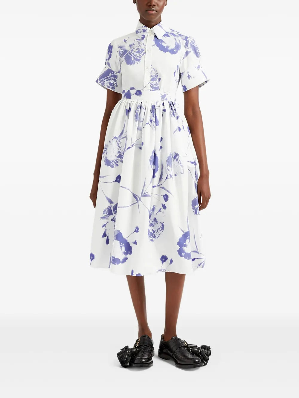 Floral Print Short-Sleeve Shirt