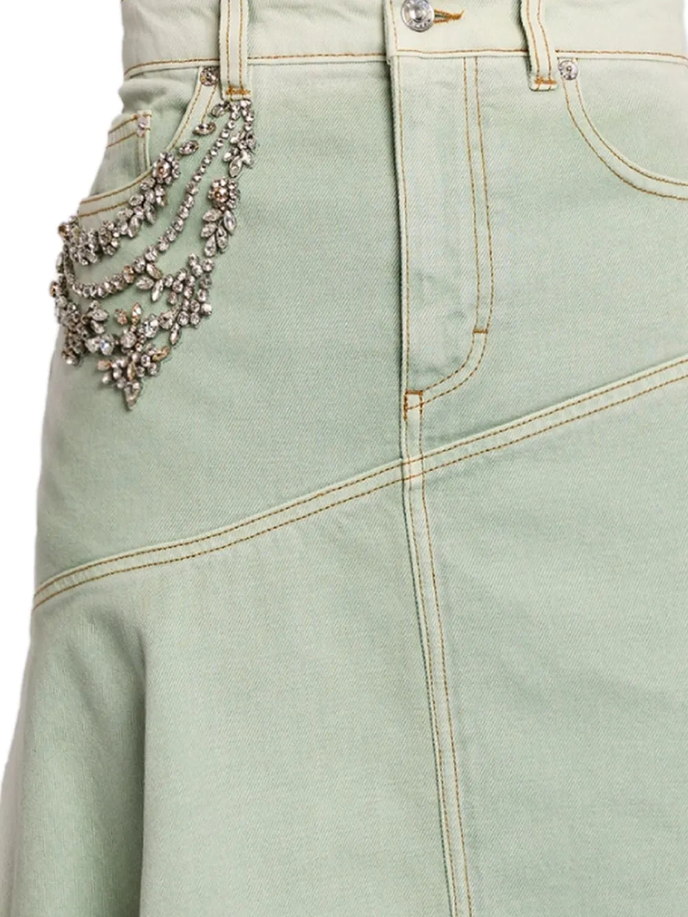 Draped Midi Skirt