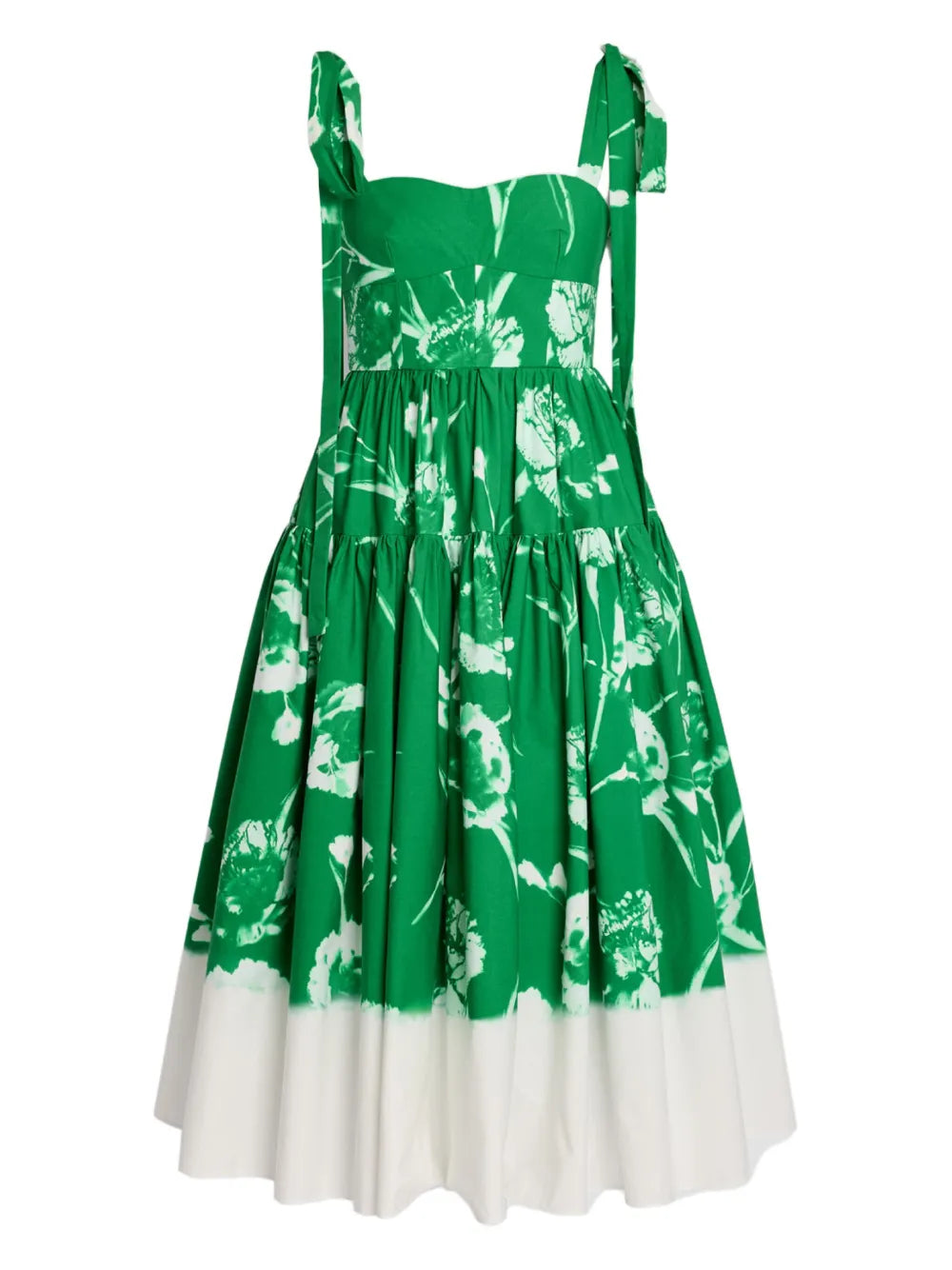 Floral-Print Midi Dress