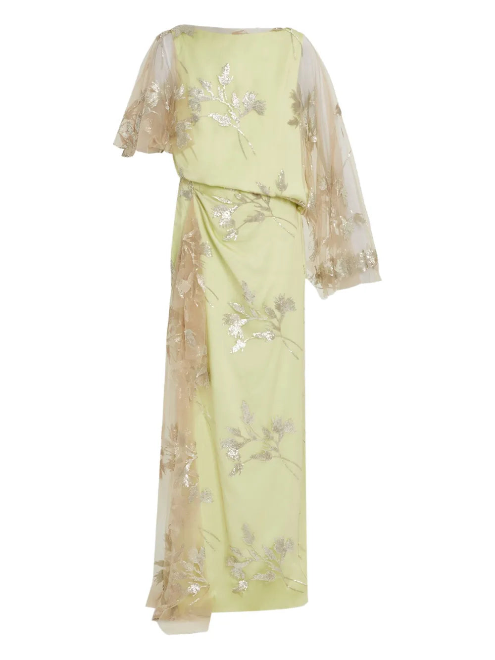 Short-Sleeved Draped Dress