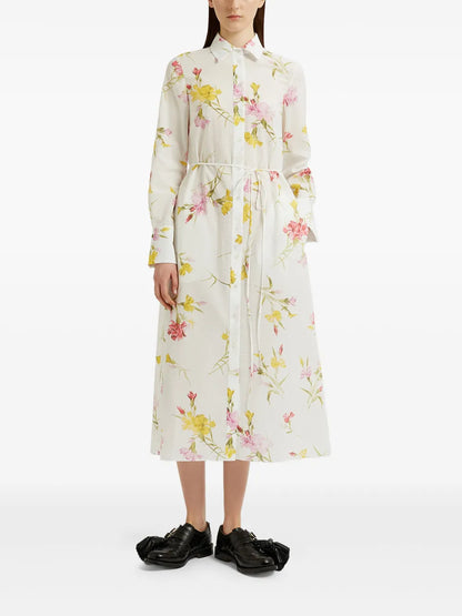 Floral Shirt Dress