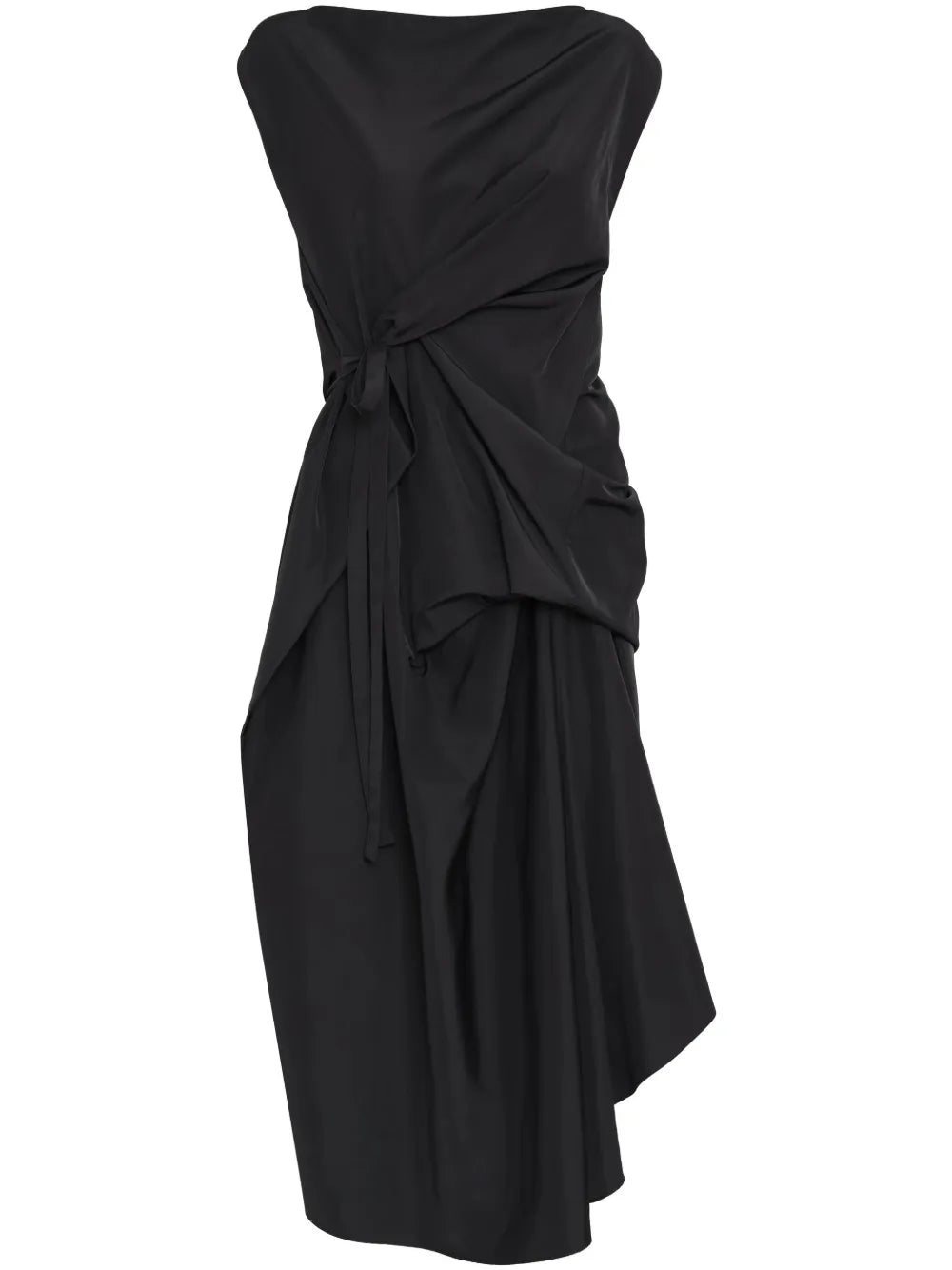 Draped Midi Dress