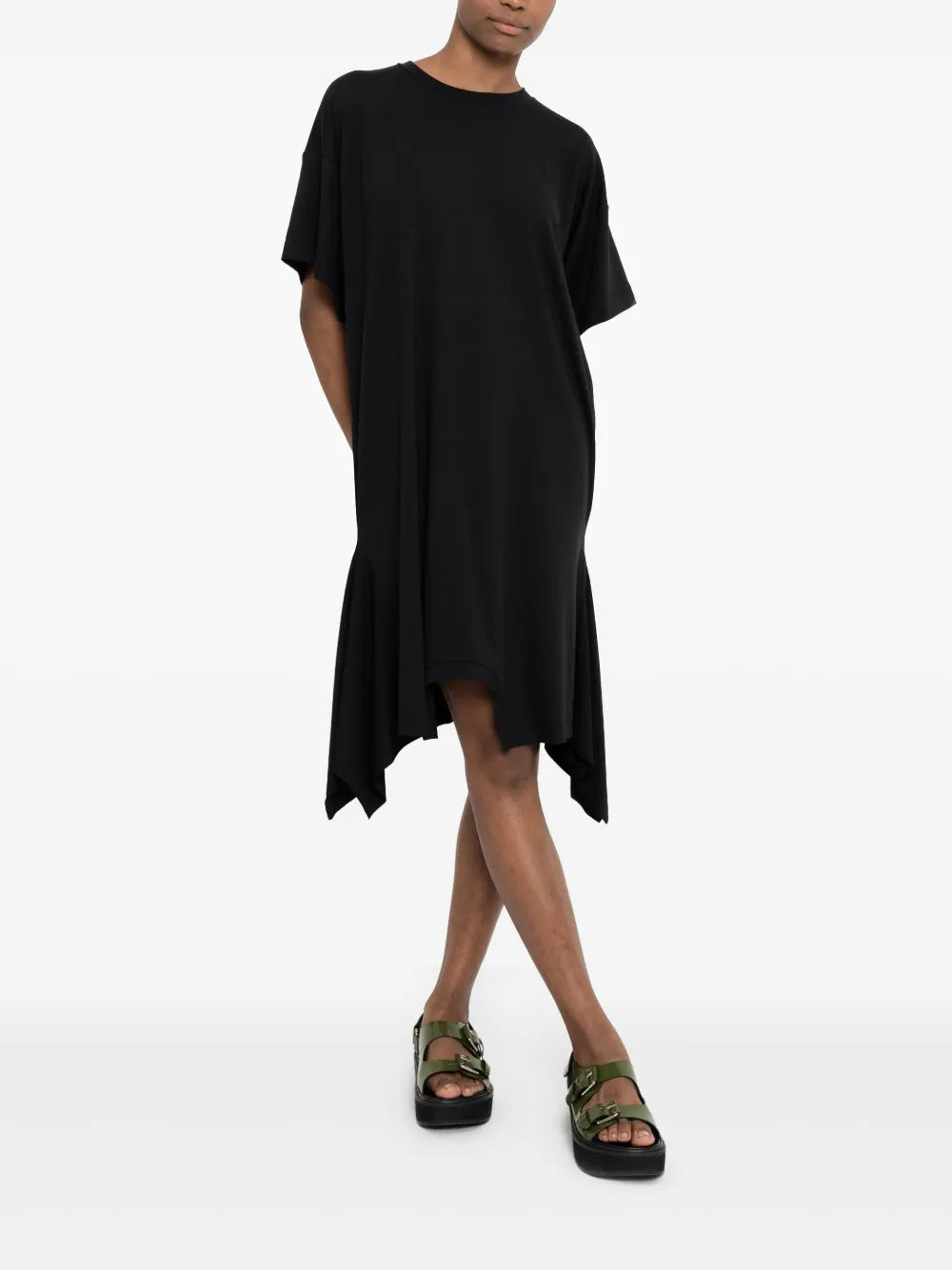 Asymmetric Midi Dress