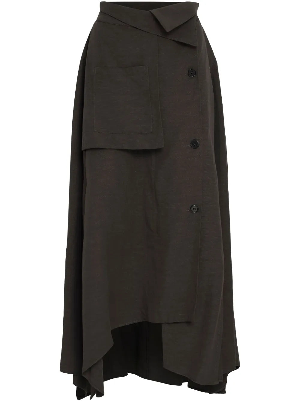 Asymmetric Trench Skirt