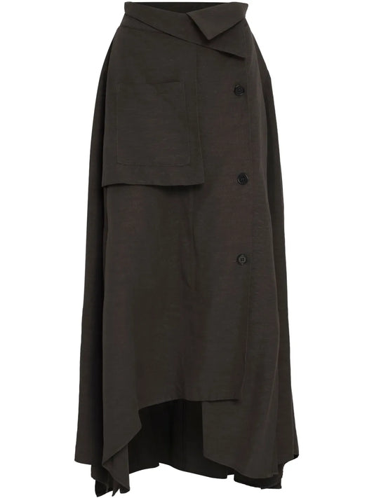 Asymmetric Trench Skirt