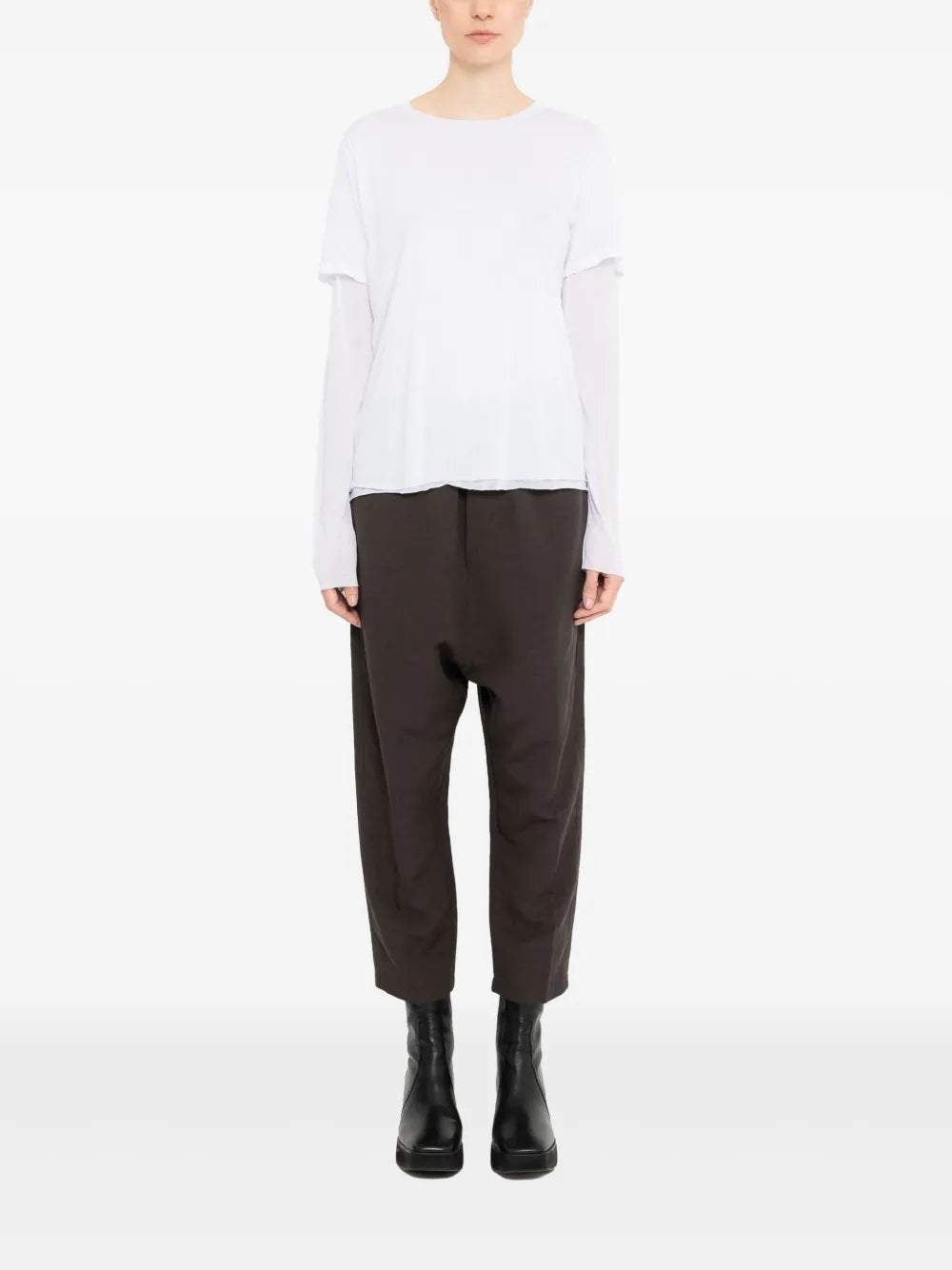 Layered Long-Sleeve Top
