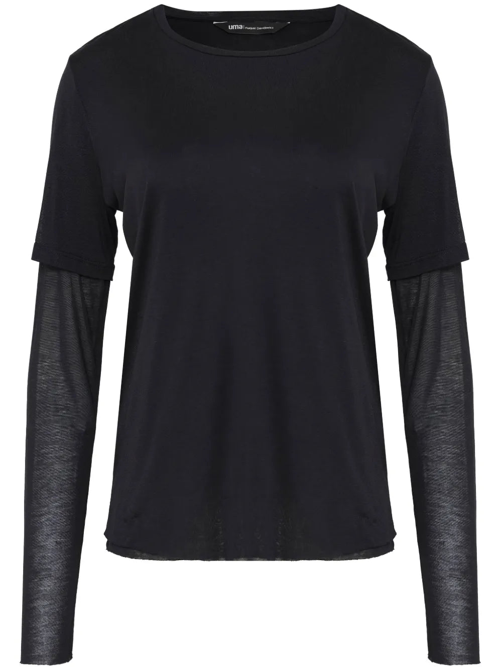 Double-Layered Long-Sleeve Top