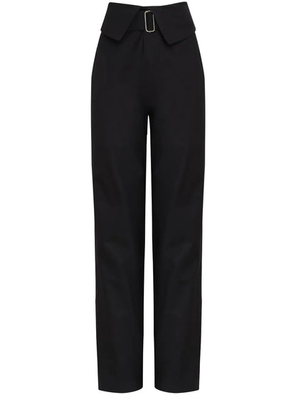 Straight-Leg Trousers