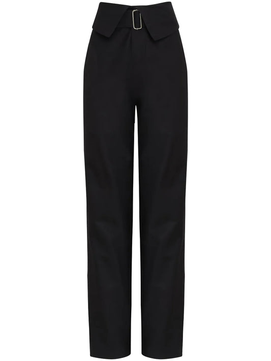 Straight-Leg Trousers