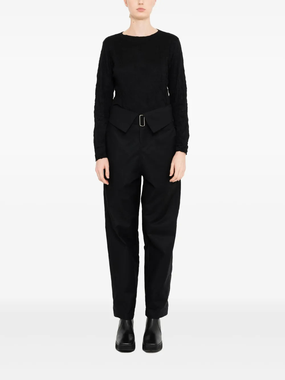 Straight-Leg Trousers