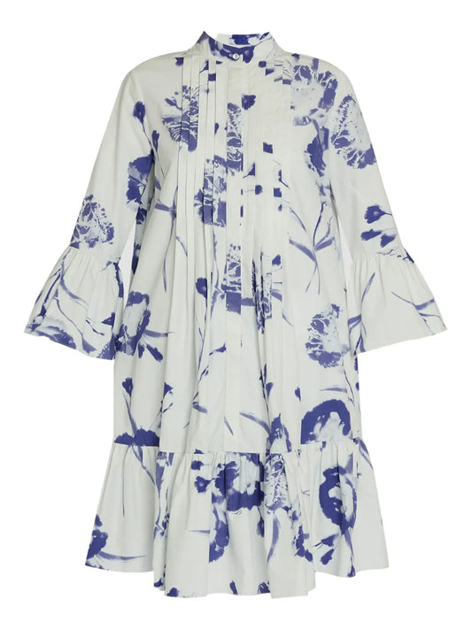 Floral-Print Midi Dress