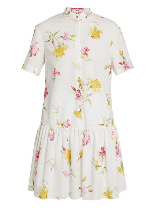 Floral-Print Shirt Dress