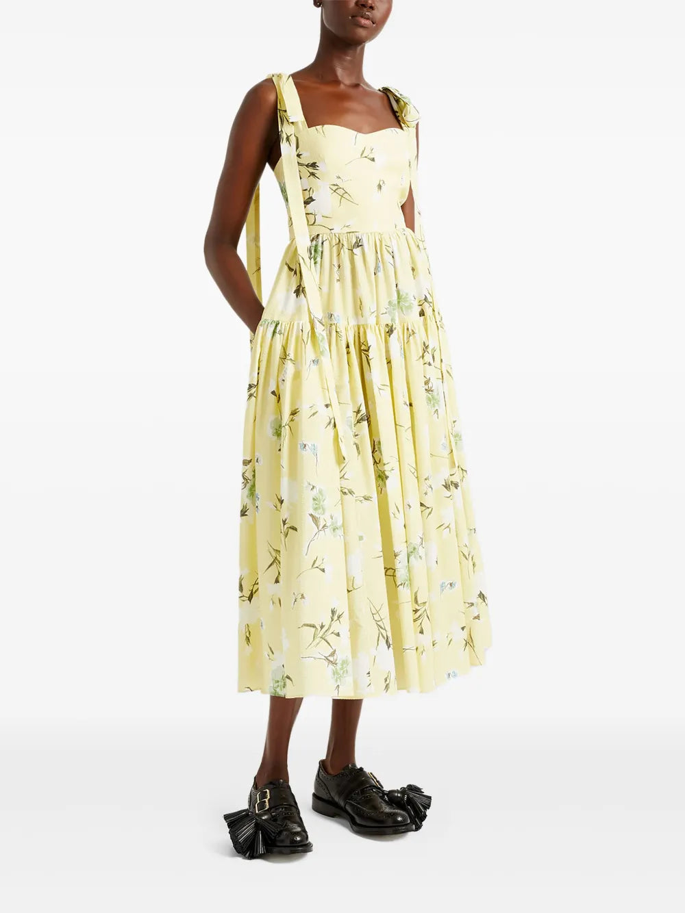 Floral-Print Dress