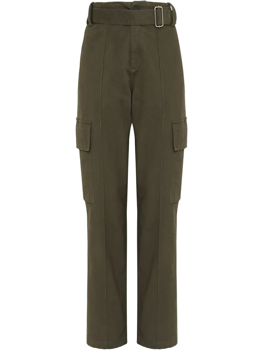 Wide-Leg Cargo Trousers