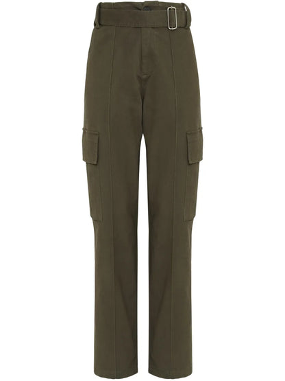 Wide-Leg Cargo Trousers