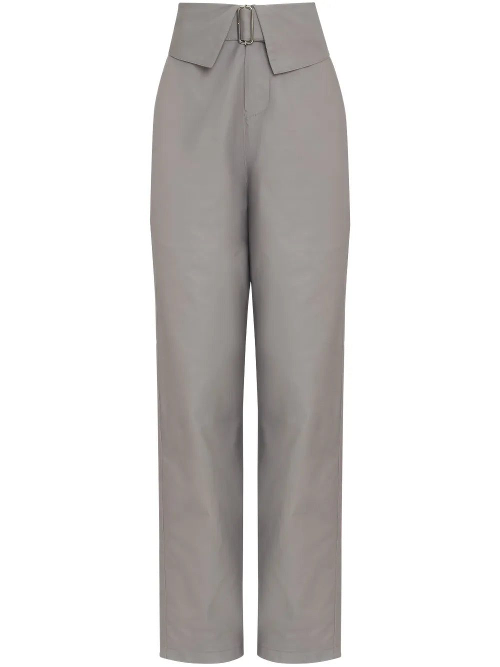 High-Waisted Belted Trousers