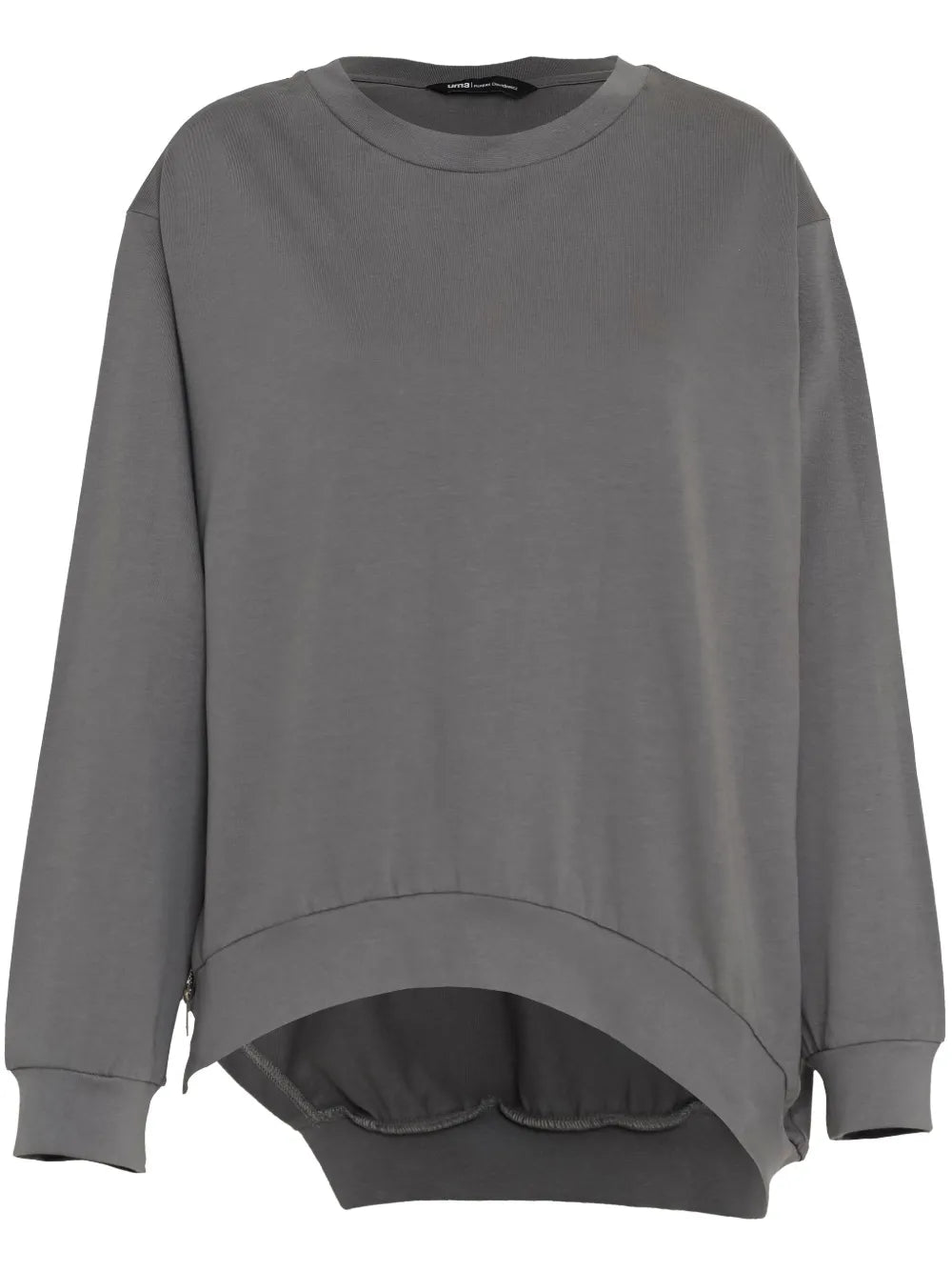 Asymmetric-Hem Sweatshirt