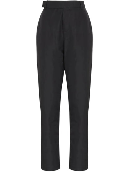 High-Waisted Cropped Trousers