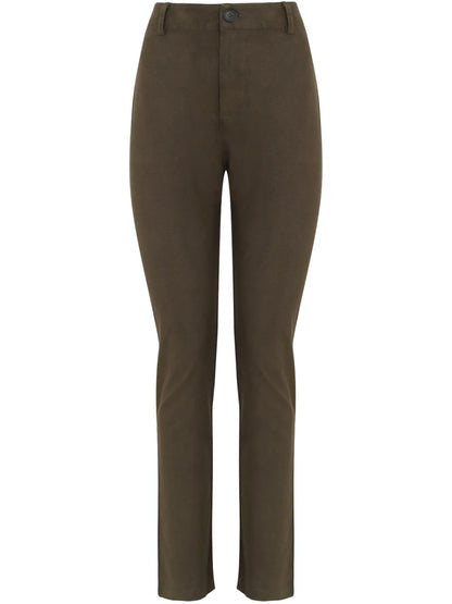 Slim-Fit Cropped Trousers