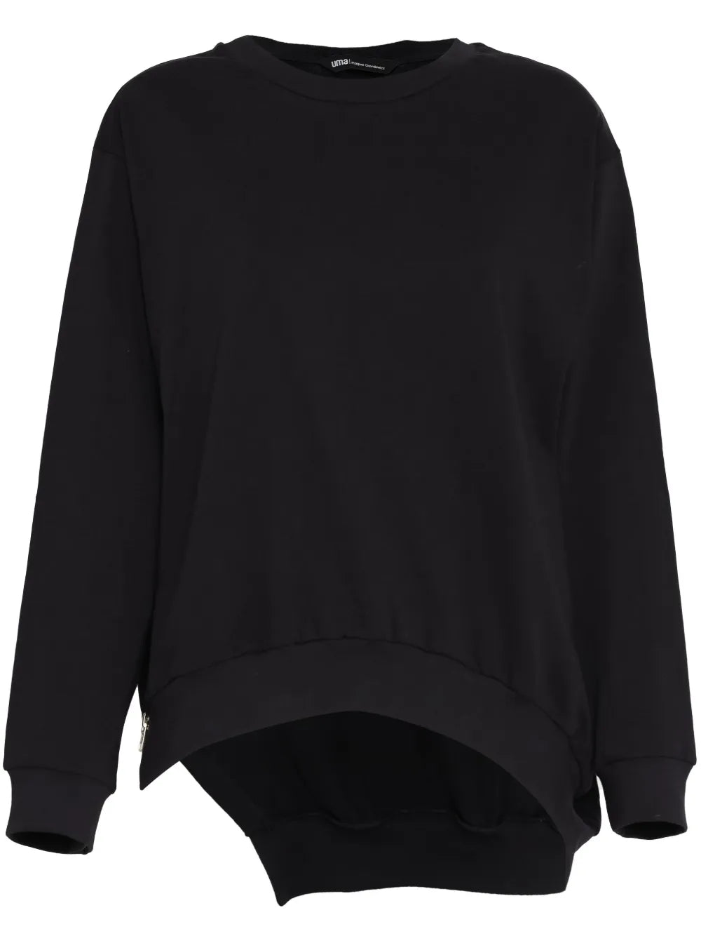 Asymmetric-Hem Sweatshirt