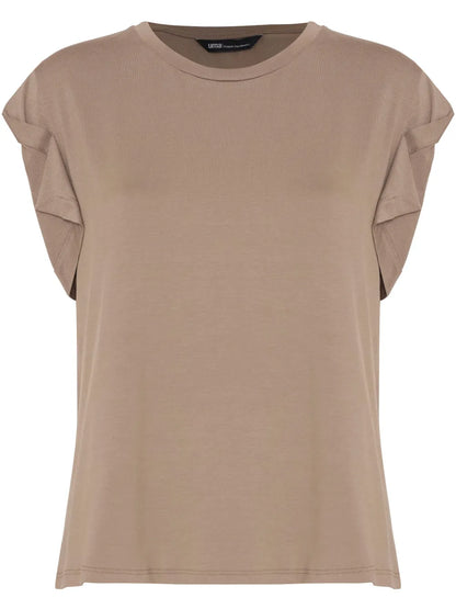 Deconstructed-Sleeve Blouse