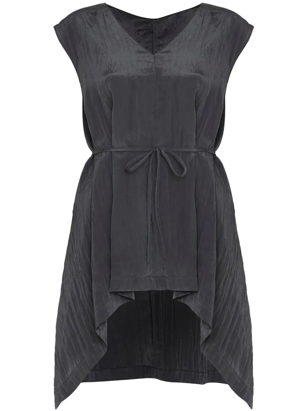 Pleated Tied-Waist Top
