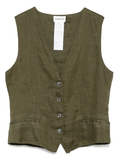 Linen Vest