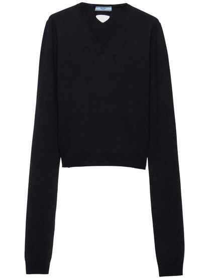 Wool V-Neck Sweater
