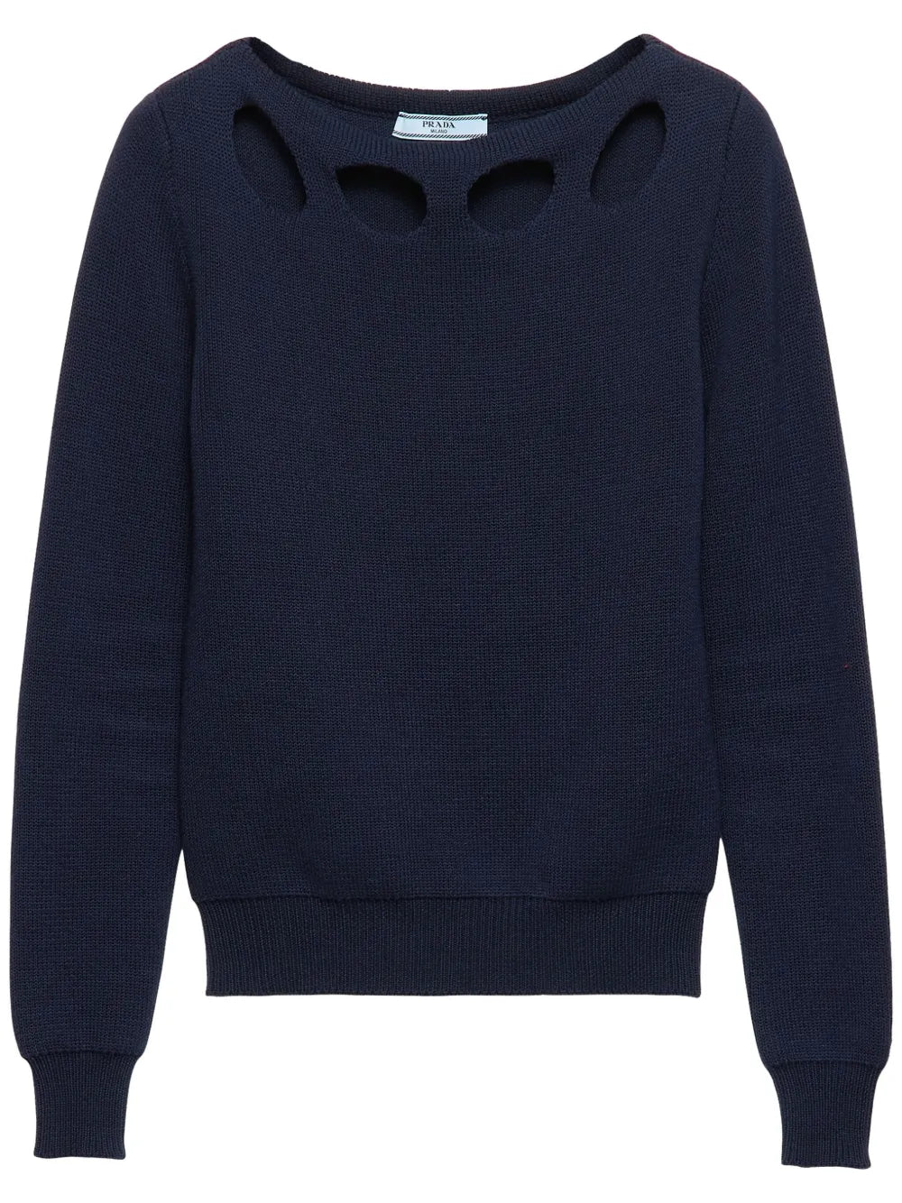 Cotton Boat-Neck Sweater