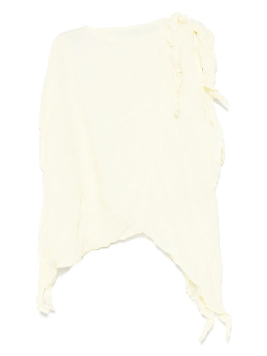 Wrinkled Twisted Blouse