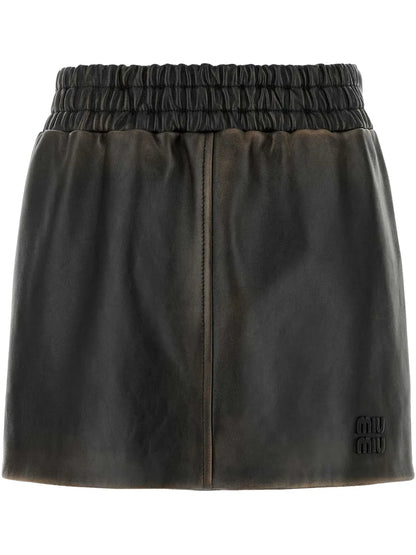 Leather Mini Skirt