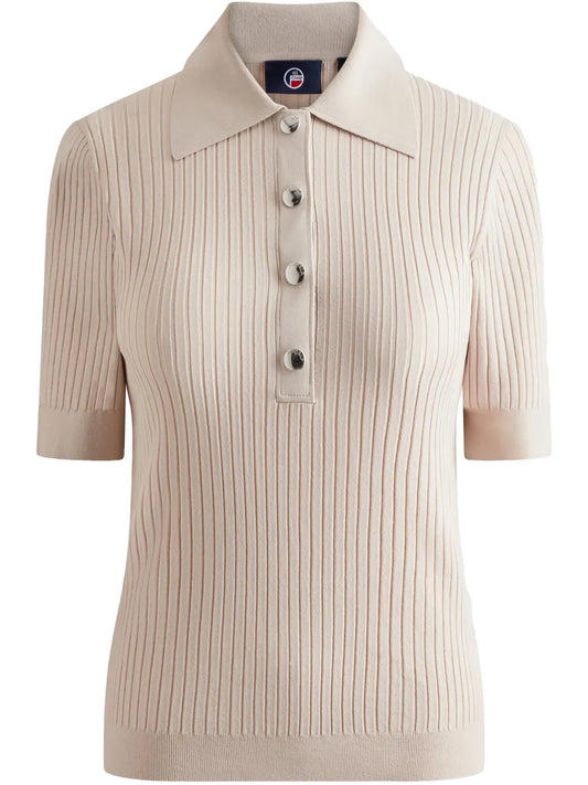 Knitted Polo Top